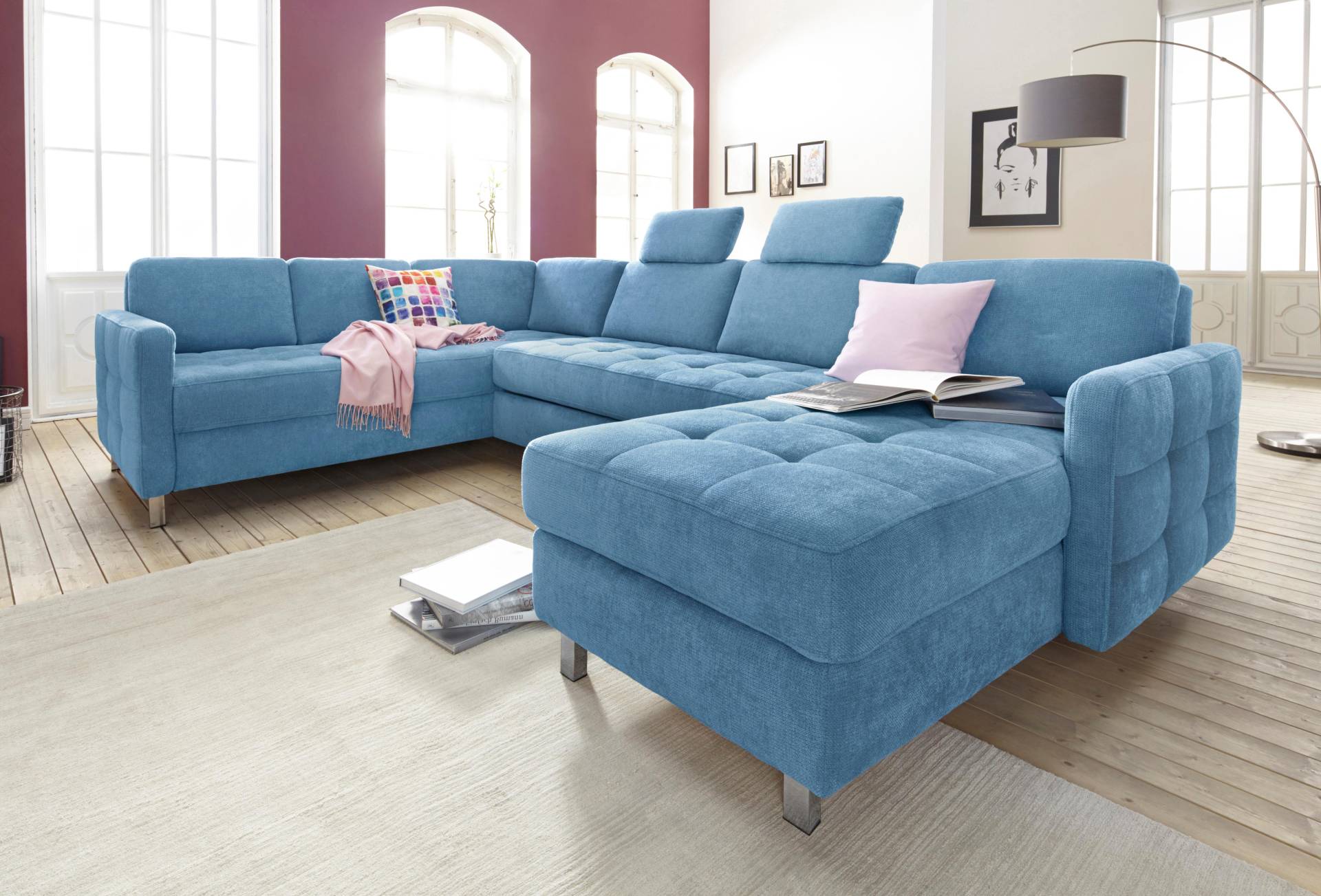sit&more Wohnlandschaft Pablo U-Form, wahlweise mit Bettfunktion und Bettkasten sit&more Wohnlandschaft Pablo U-Form, wahlweise mit Bettfunktion und Bettkasten von sit&more