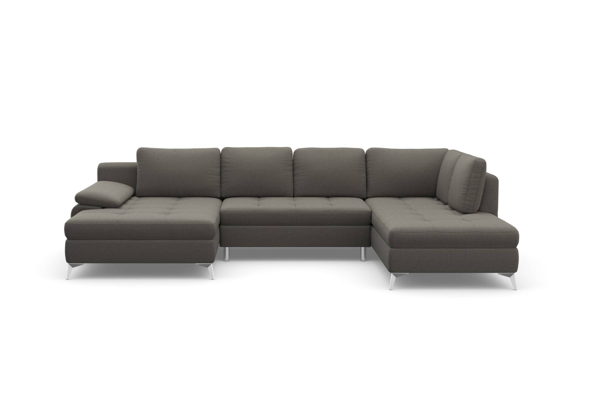 sit&more Wohnlandschaft »Latigo U-Form«, mit Recamiere, wahlweise mit Bettfunktion und Bettkasten sit&more Wohnlandschaft »Latigo U-Form«, mit Recamiere, wahlweise mit Bettfunktion und Bettkasten von sit&more