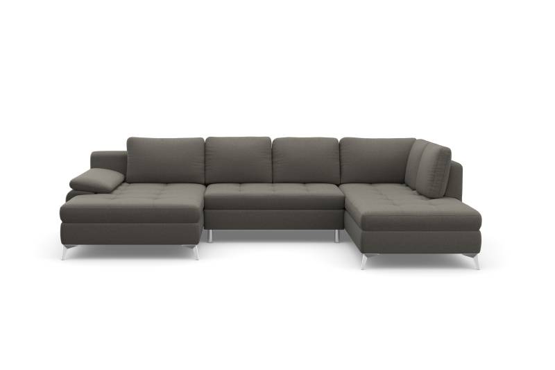 sit&more Wohnlandschaft »Latigo U-Form«, mit Recamiere, wahlweise mit Bettfunktion und Bettkasten von sit&more