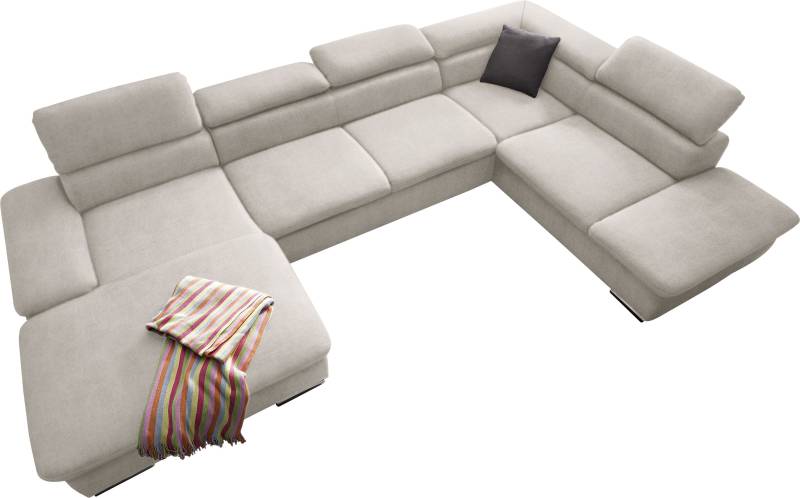 sit&more Wohnlandschaft »Alcatraz U-Form«, wahlweise mit Bettfunktion von sit&more