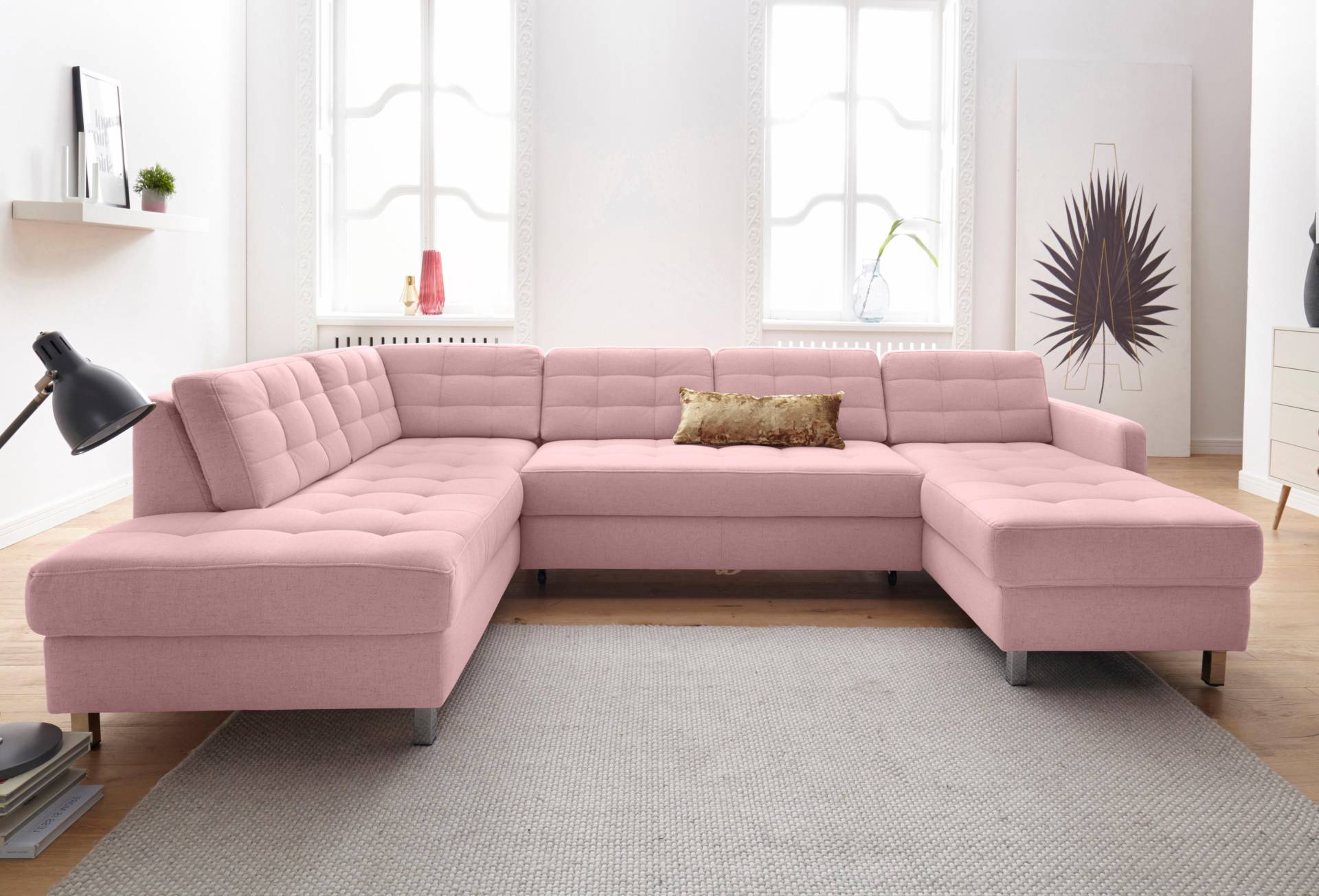 sit&more Wohnlandschaft »Picasso U-Form«, wahlweise mit Bettfunktion und Bettkasten sit&more Wohnlandschaft »Picasso U-Form«, wahlweise mit Bettfunktion und Bettkasten von sit&more