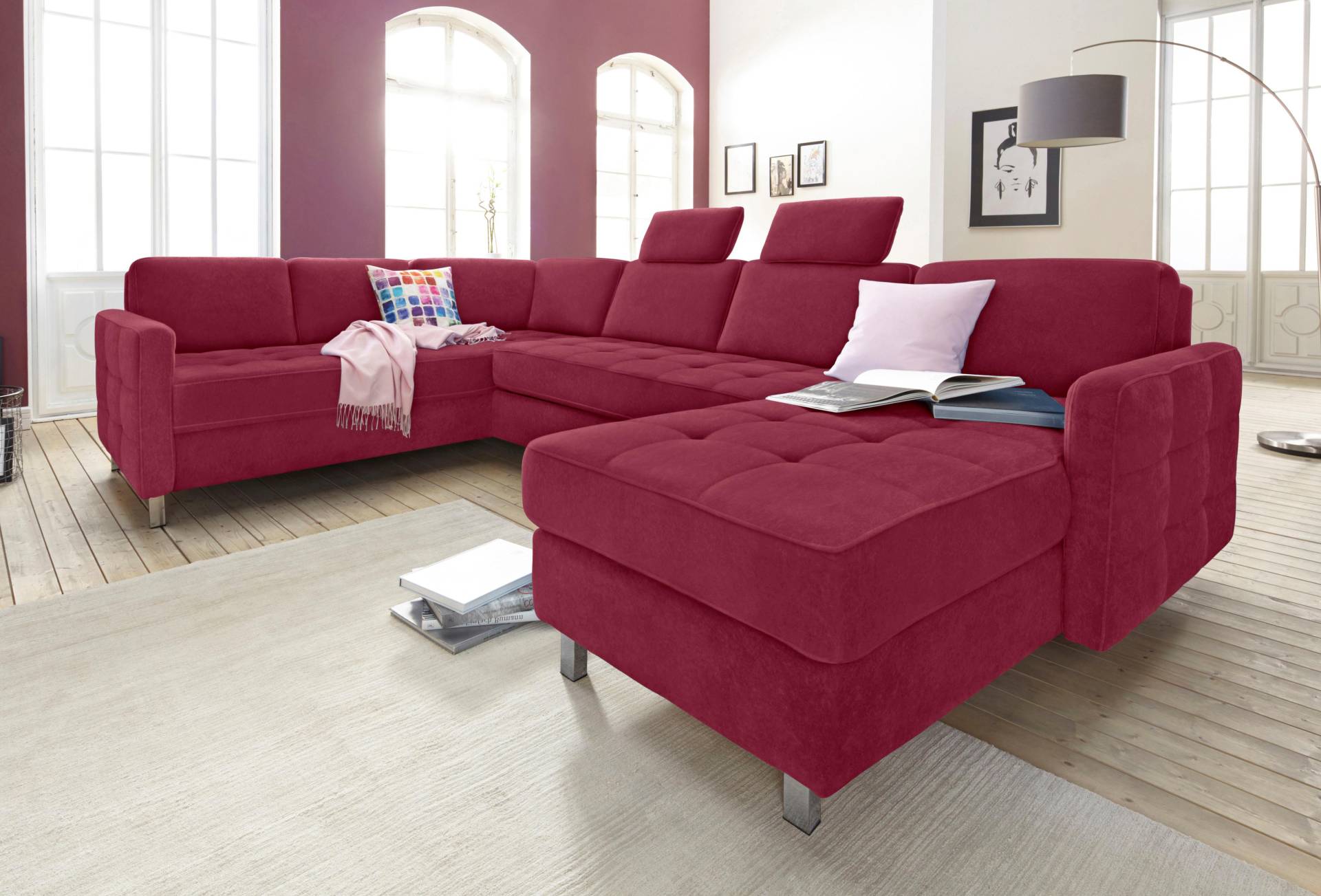 sit&more Wohnlandschaft Pablo U-Form, wahlweise mit Bettfunktion und Bettkasten sit&more Wohnlandschaft Pablo U-Form, wahlweise mit Bettfunktion und Bettkasten von sit&more