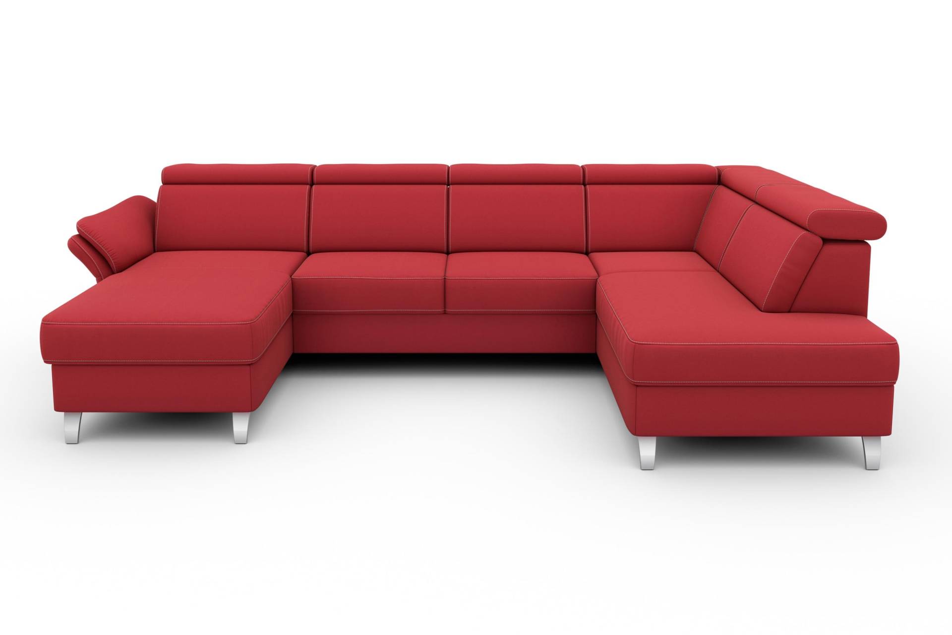 sit&more Wohnlandschaft »Vincenzo U-Form«, inklusive Kopfteilverstellung, wahlweise mit Bettfunktion, Bettkasten sit&more Wohnlandschaft »Vincenzo U-Form«, inklusive Kopfteilverstellung, wahlweise mit Bettfunktion, Bettkasten von sit&more