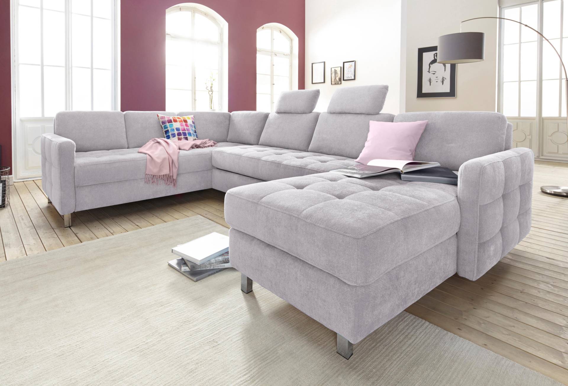 sit&more Wohnlandschaft Pablo U-Form, wahlweise mit Bettfunktion und Bettkasten sit&more Wohnlandschaft Pablo U-Form, wahlweise mit Bettfunktion und Bettkasten von sit&more