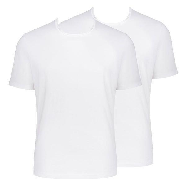 2er Pack Go - Organic Cotton - Unterhemd Shirt Kurzarm Herren Weiss XL von sloggi