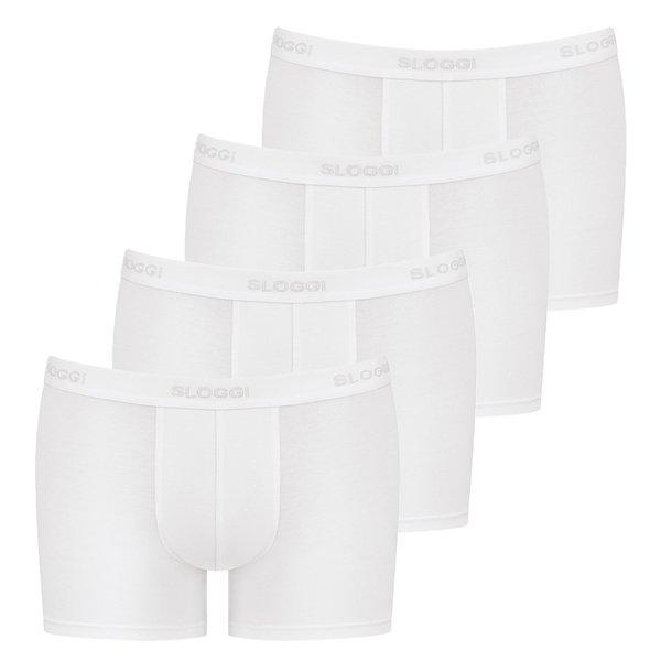 4er Pack 247 - Boxershorts - Pants - Unterhosen Herren Weiss XL von sloggi
