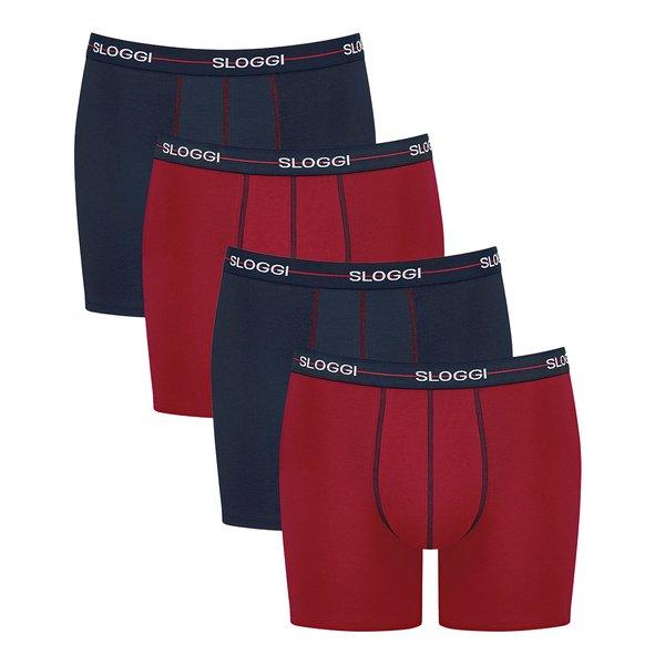 4er Pack Start - Short Pant Herren Blau XL von sloggi