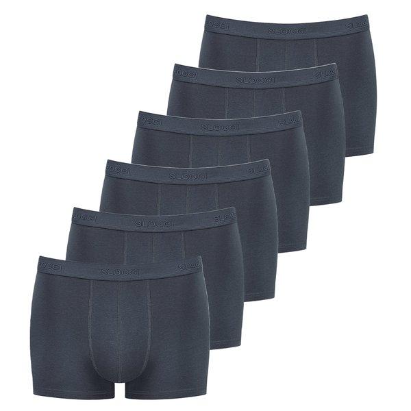 6er Pack 247 - Boxershorts - Pants - Unterhosen Herren Grau XXL von sloggi