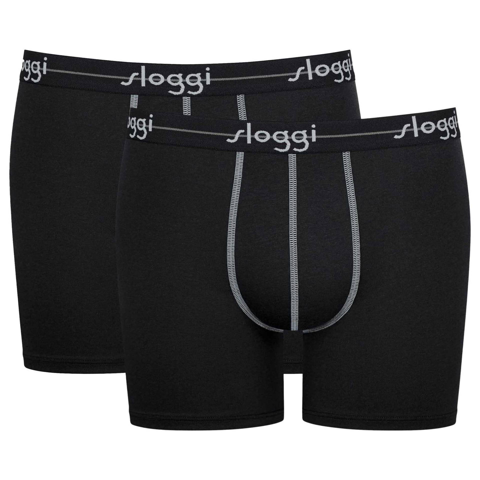 Boxershort Figurbetont-start Short C2p Box Herren Schwarz XL von sloggi