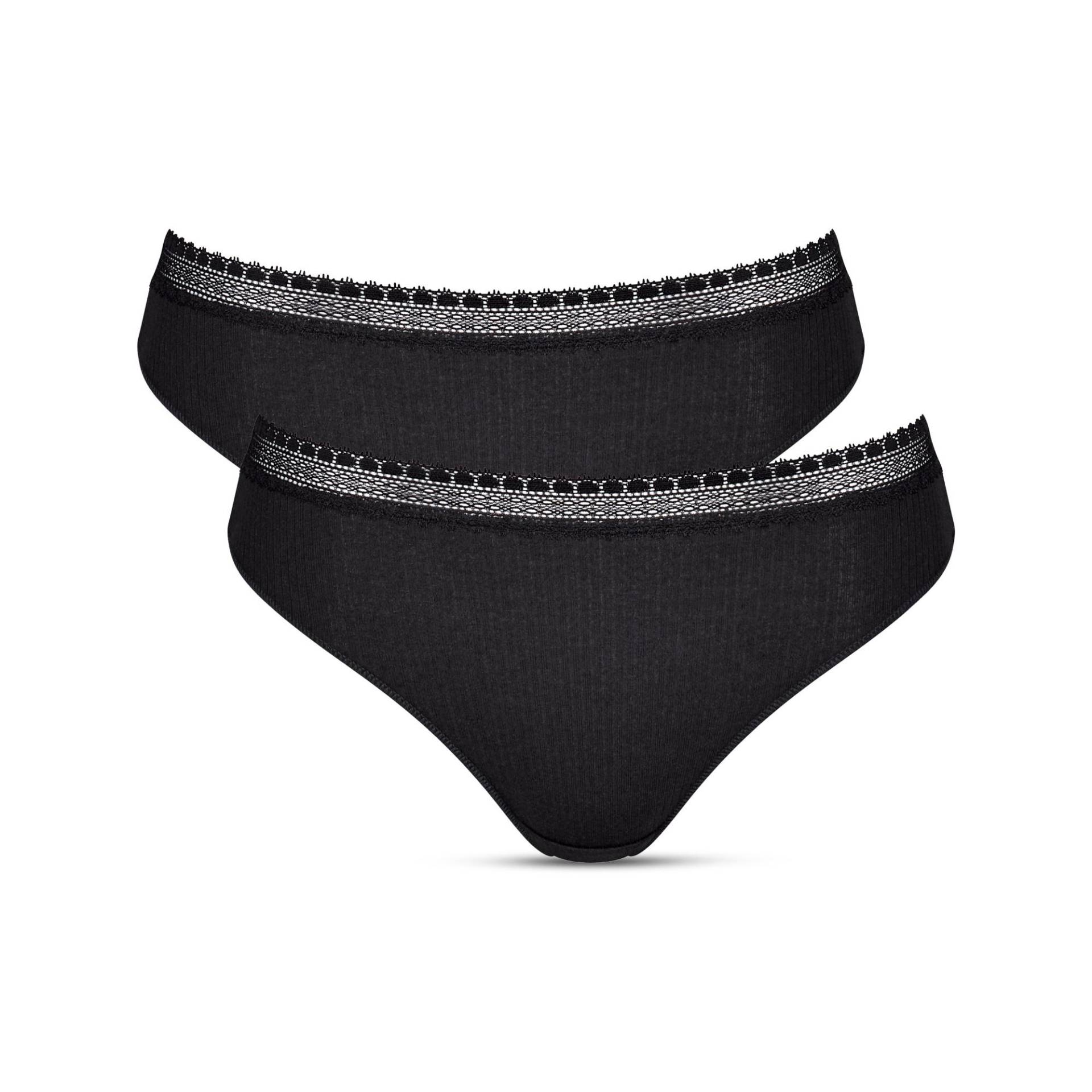 Duopack, Slips Damen Black M von sloggi