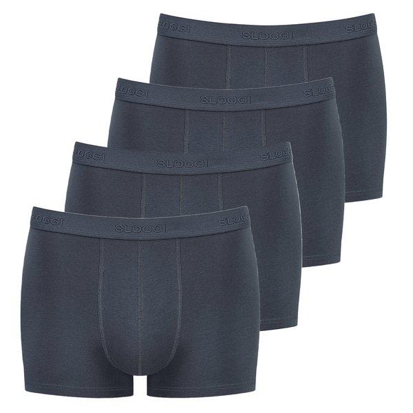4er Pack 247 - Boxershorts - Pants - Unterhosen Herren Grau S von sloggi