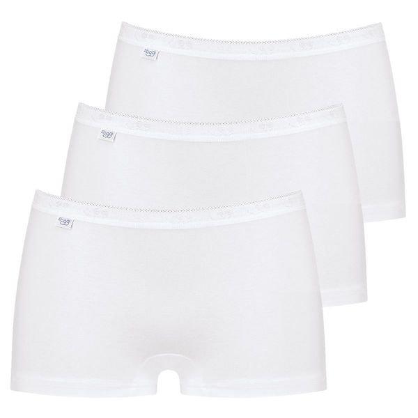 3er Pack Basic + - Short Slip Damen Weiss XXL von sloggi