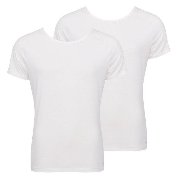 2er Pack Ever Soft - T-shirt Mit Rundhals Herren Weiss XXL von sloggi