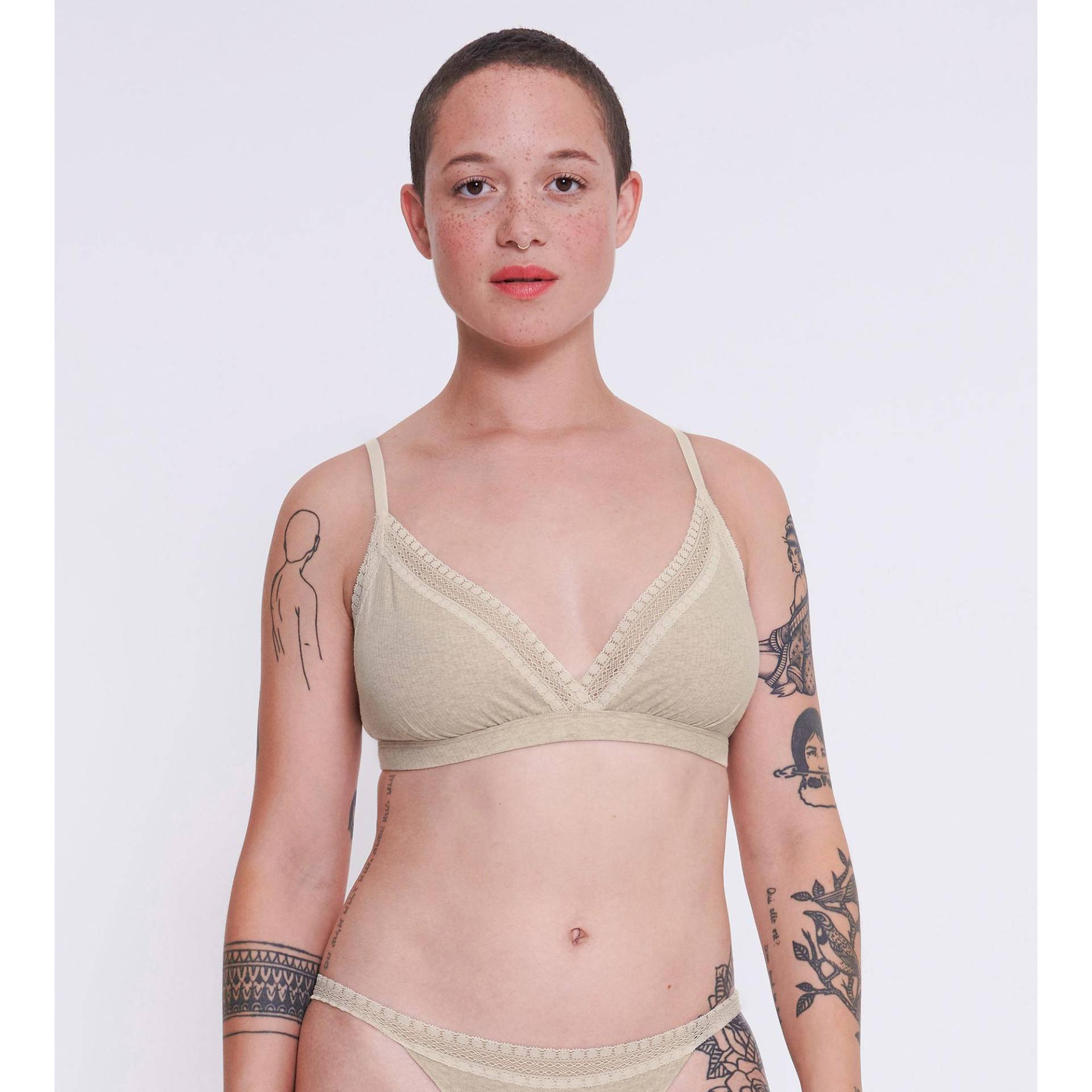 Soft Bra Damen Grau Melange XL von sloggi