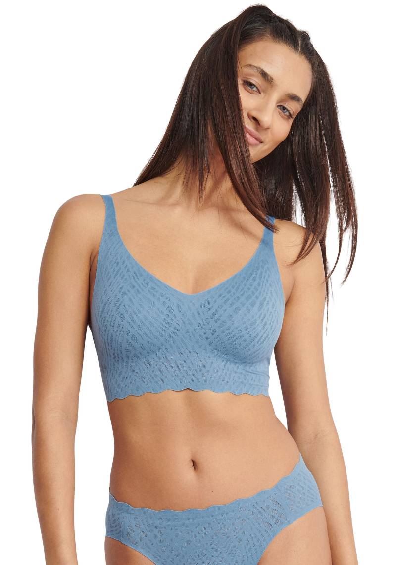 sloggi Bustier »ZERO Feel Bliss Bralette«, Nahtlos, V-Ausschnitt, Stretch-Spitze von sloggi