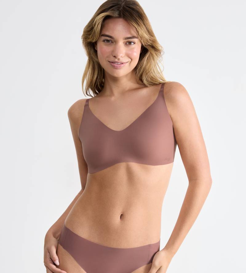 sloggi Bustier »ZERO Microfibre 2.0 Bralette«, nahtlos und unsichtbar von sloggi