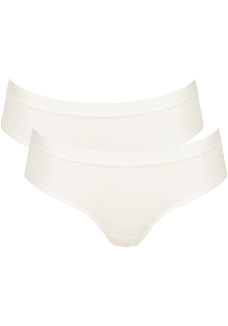 sloggi Slip »GO Casual Hipster 2P«, (2er Pack), weiche und atmungsaktive Baumwollqualität von sloggi