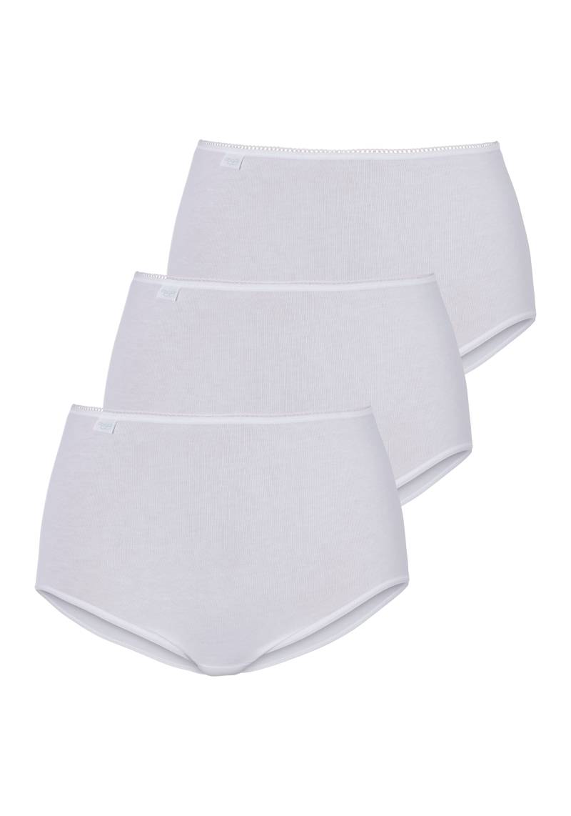 sloggi Maxislip »24/7 Cotton Maxi C3P«, (3er Pack), höher geschnittene Passform, Elastikbund mit Spitze von sloggi