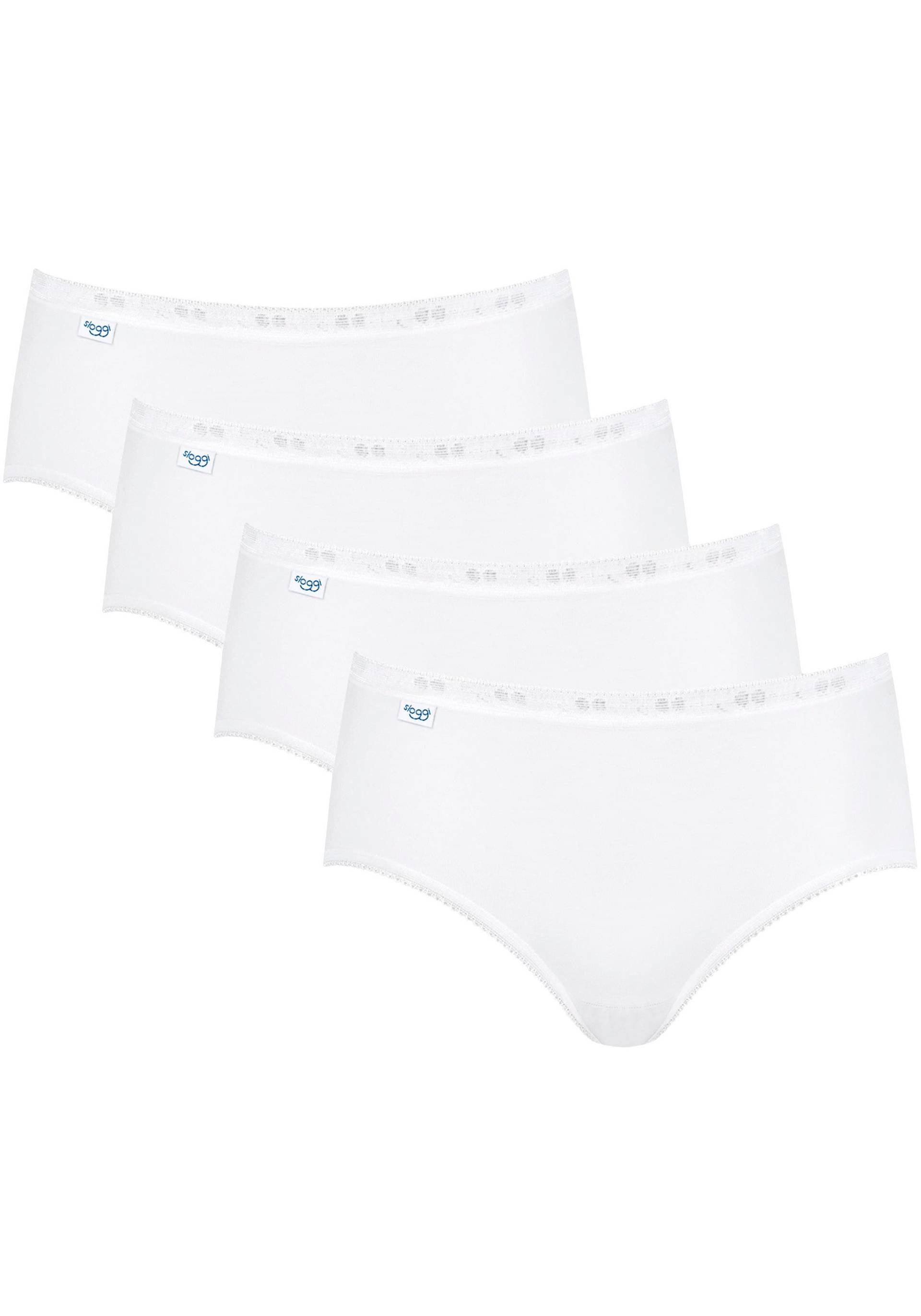 sloggi Slip »Basic+ Midi 4P«, (4er Pack), perfekter Sitz von sloggi