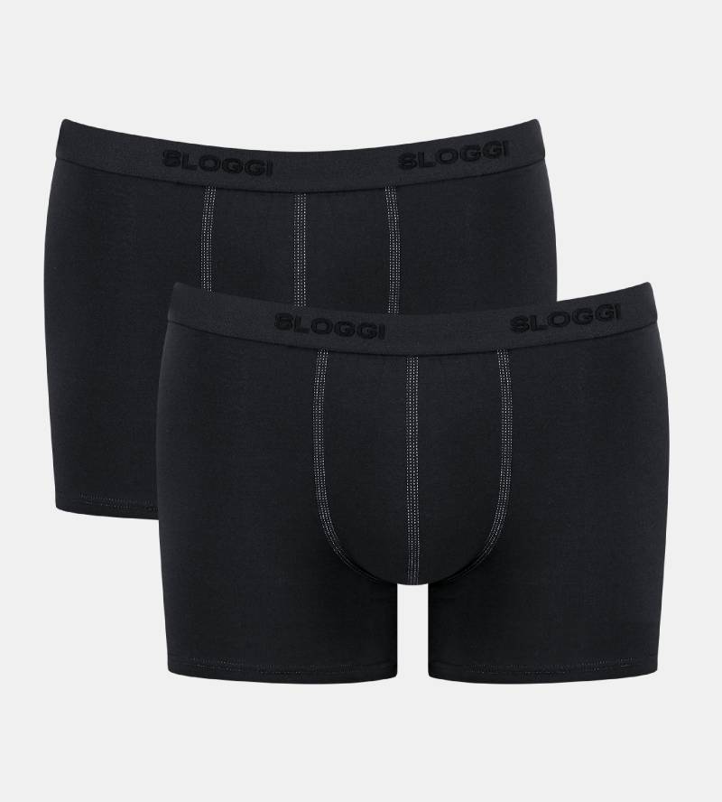 sloggi Boxer »men 24/7 Short 2P«, (2er Pack), weich und atmungsaktiv von sloggi