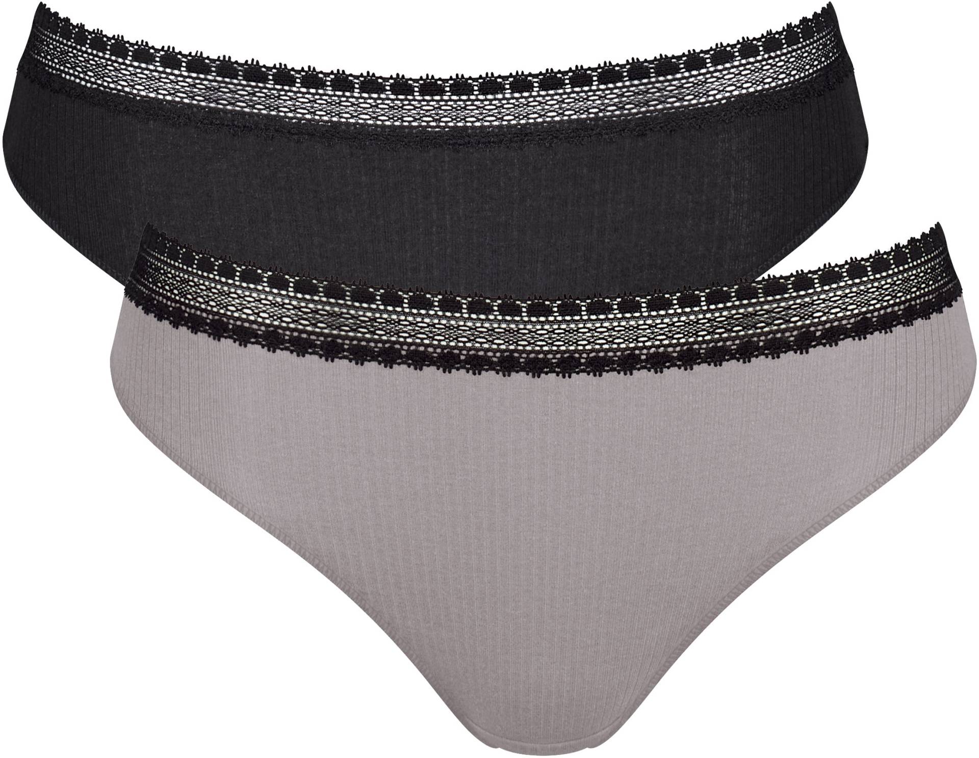 sloggi Slip »GO Ribbed R Tai C2P«, (2er Pack), Rippstruktur von sloggi