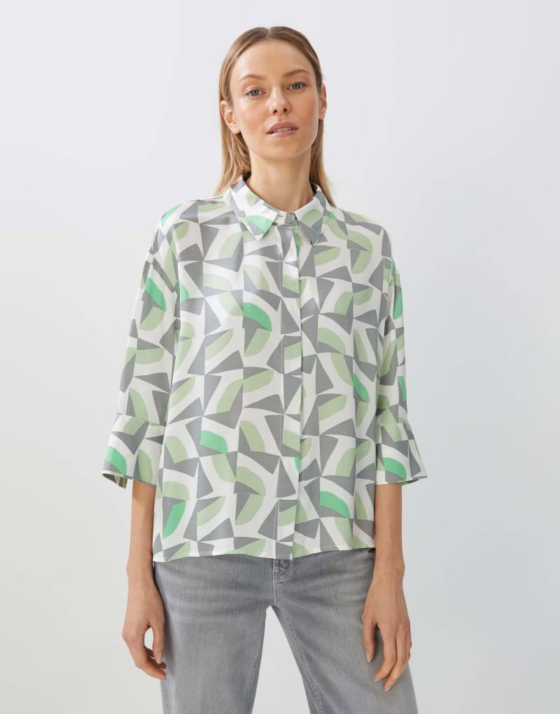 Printbluse Zatino Dynamic Oversized Damen Lindengrün M von someday