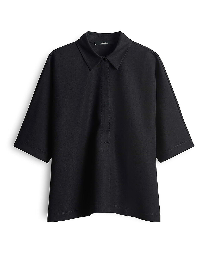 SOMEDAY Hemdbluse ZUNYA POLO schwarz | S von someday