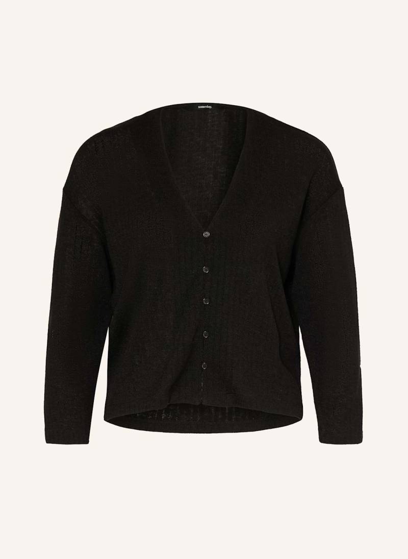 Someday Strickjacke Kemarta schwarz von someday