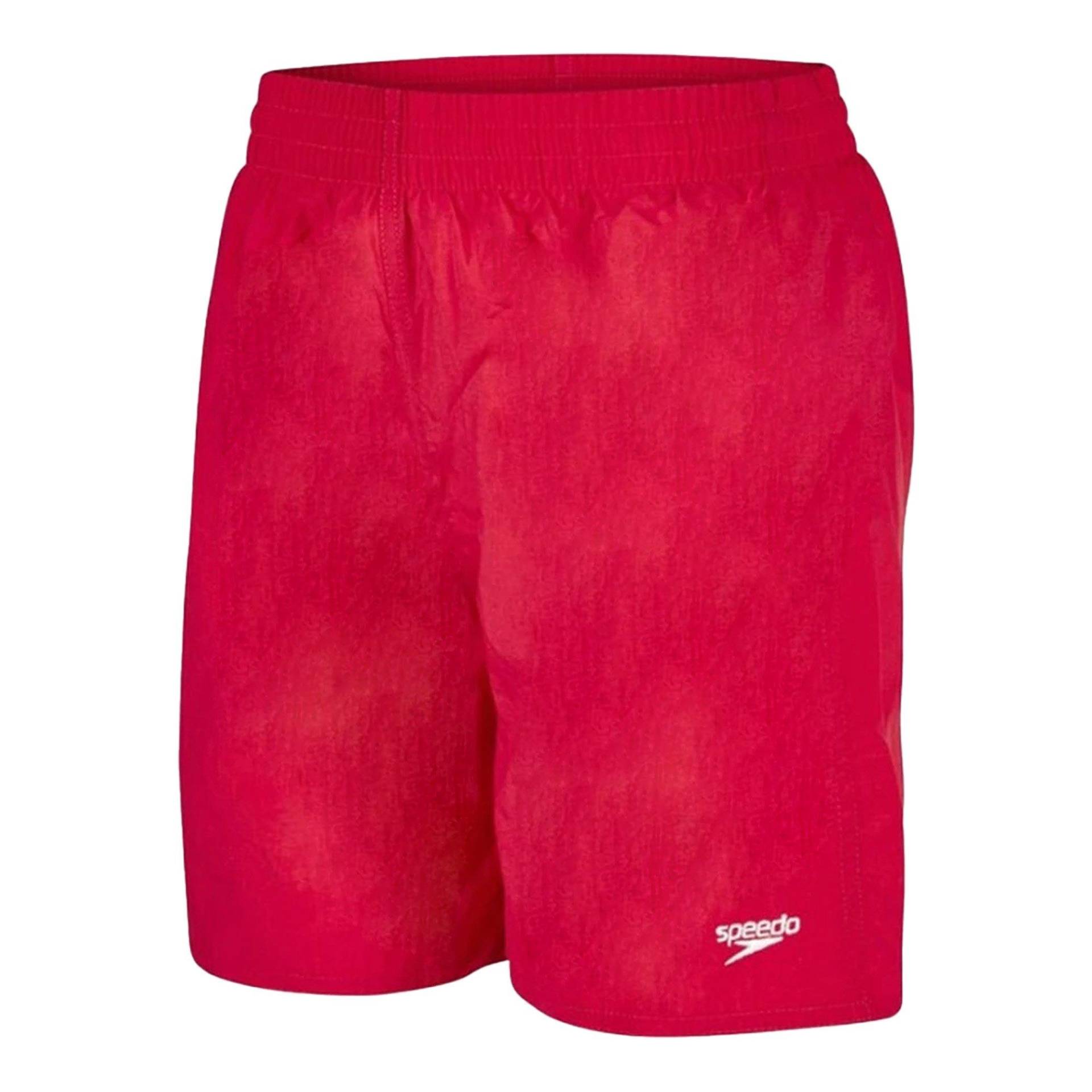 Essential Badeshorts Jungen Rot Bunt M von speedo