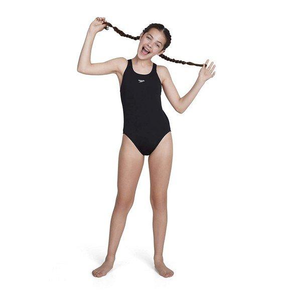 Medalist Badeanzug Mädchen Schwarz 164 von speedo