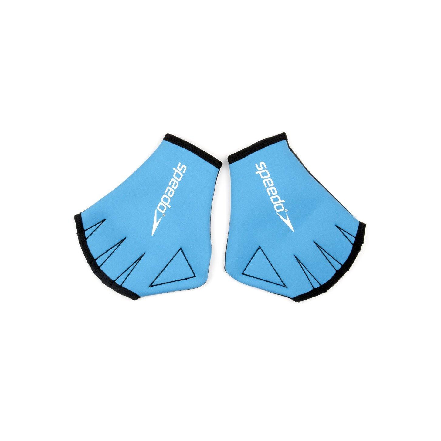 Schwimmhandschuhe Herren Blau M von speedo