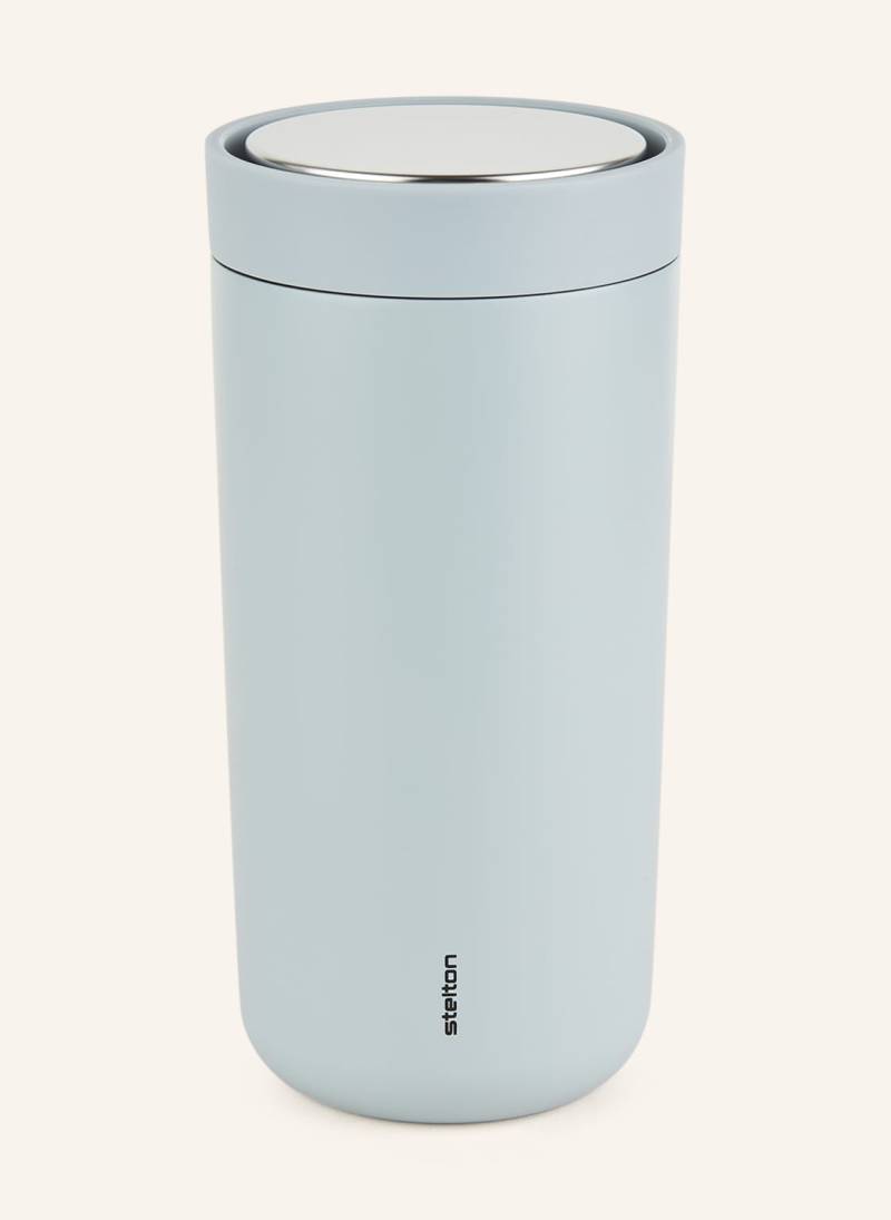 Stelton Thermobecher To Go Click blau von stelton
