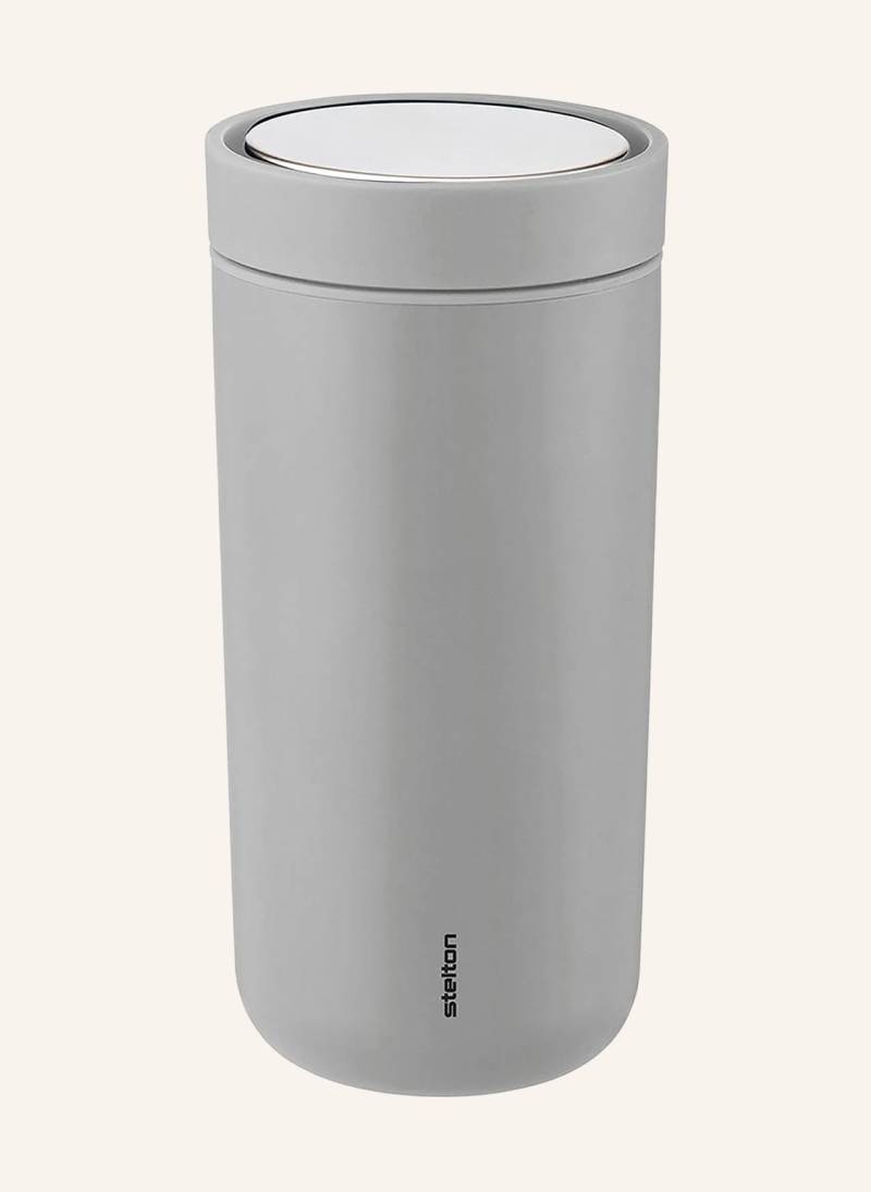 Stelton Thermobecher To Go Click grau von stelton