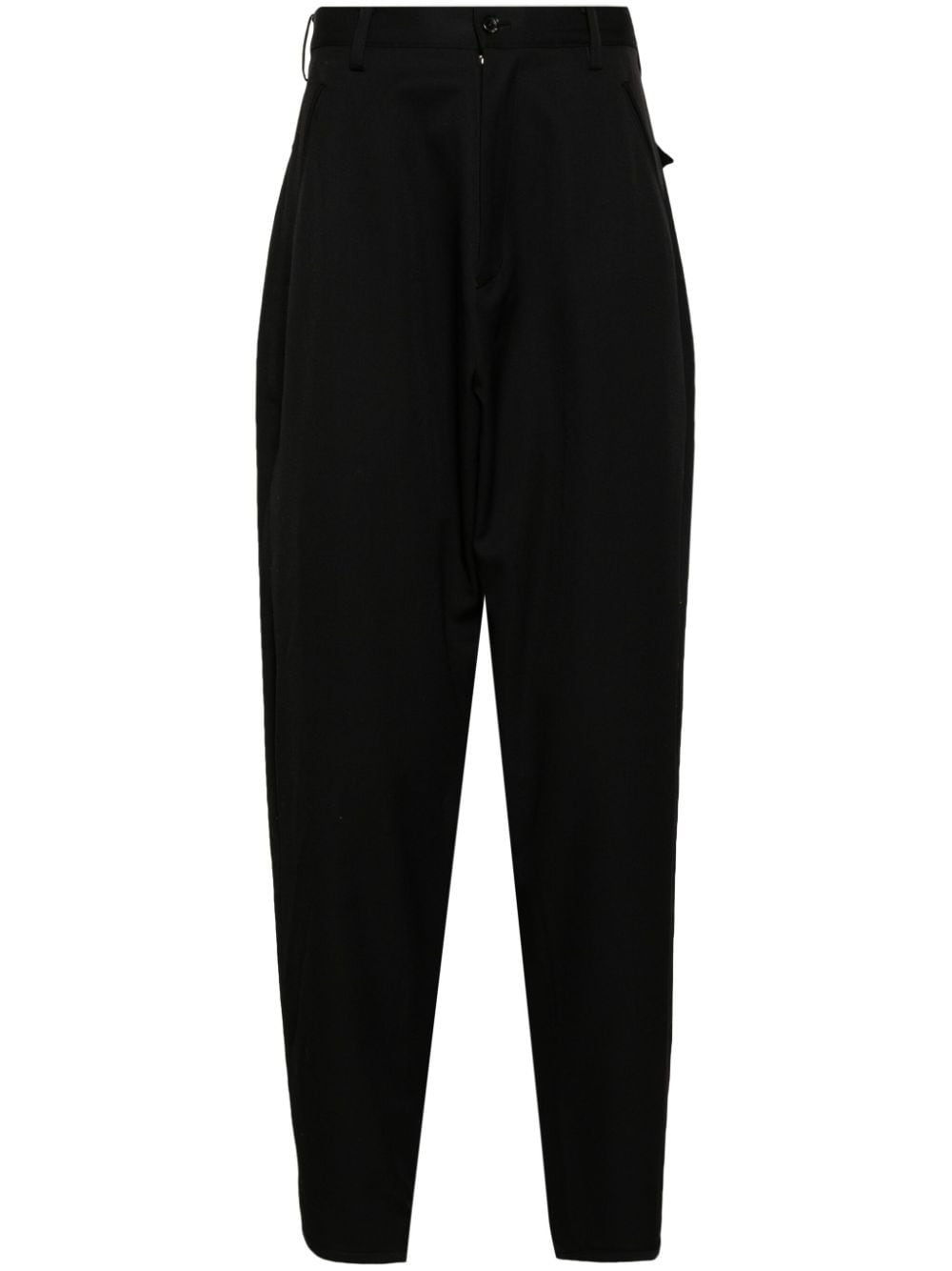 sulvam tailored wool tapered trousers - Black von sulvam