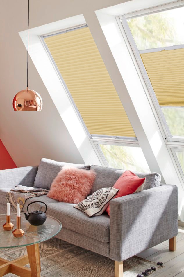 sunlines Dachfensterplissee »StartUp Style Honeycomb TL«, Lichtschutz, verspannt von sunlines