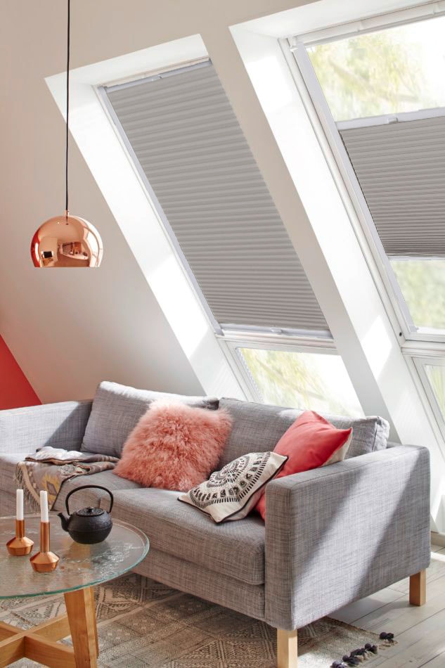 sunlines Dachfensterplissee »StartUp Style Honeycomb TL«, Lichtschutz, verspannt, mit Führungsschienen von sunlines