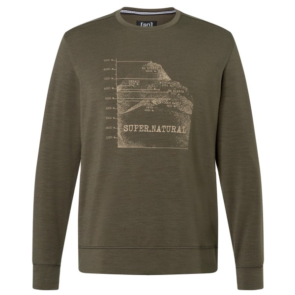 super.natural - 7 Peaks Crew - Pullover Gr 48/50 - M braun von super.natural