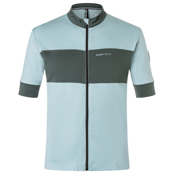 super.natural - Gravier Jersey - Velotrikot Gr L;M;S;XL braun;grau;türkis von super.natural