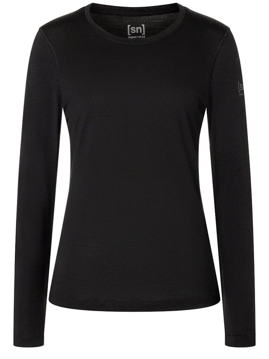 super.natural W Arctic230 LS Thermoshirt schwarz von super.natural