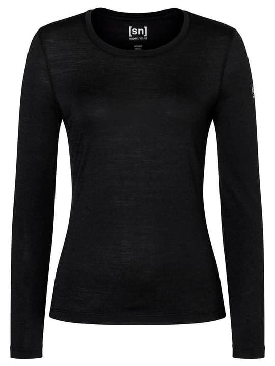 super.natural W Base LS 175 Thermoshirt schwarz von super.natural