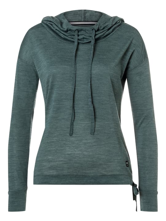 super.natural W Funnel Hoodie Hoodie grau von super.natural