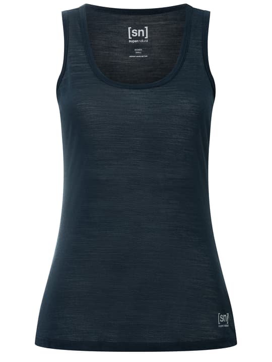 super.natural W Sierra140 Tank Thermoshirt marine von super.natural