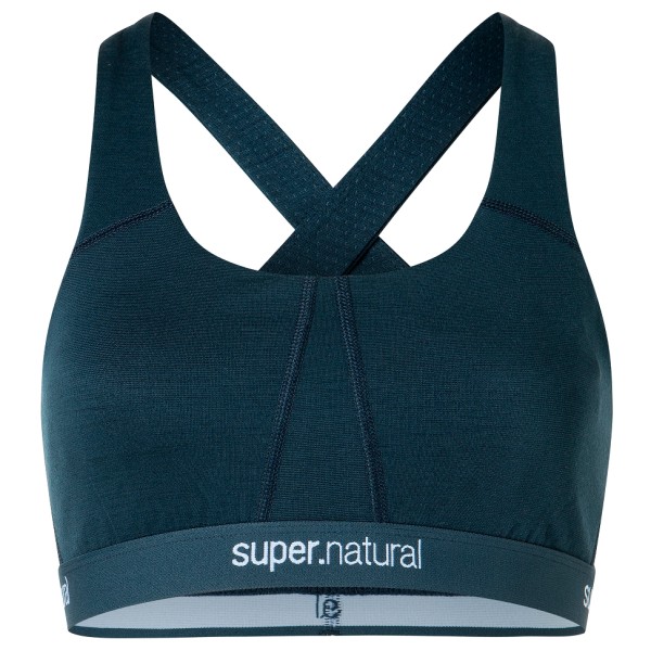 super.natural - Women's Feel Good Bra - Sport-BH Gr 34 - XS;36 - S;38 - M;40 - L;42 - XL blau;schwarz;weiß von super.natural