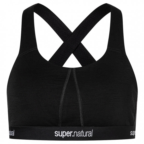 super.natural - Women's Feel Good Bra - Sport-BH Gr 36 - S schwarz von super.natural