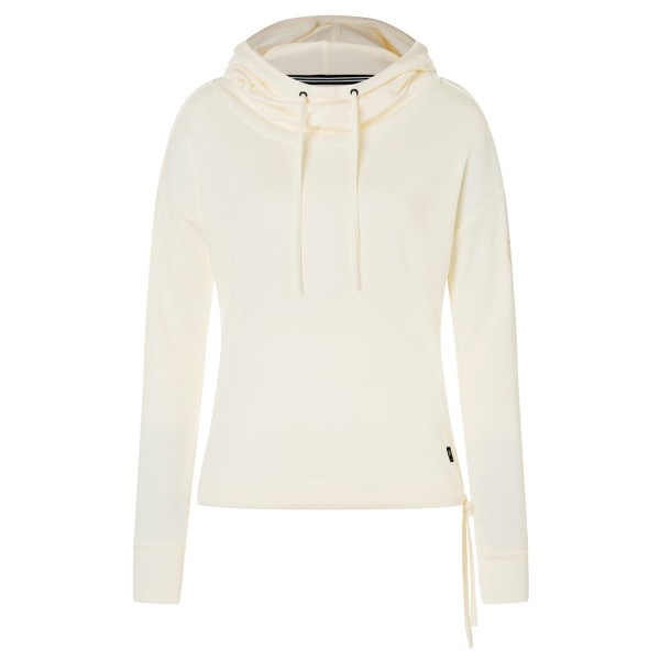 super.natural - Women's Funnel Bio Hoodie - Merinohoodie Gr 42 - XL weiß von super.natural