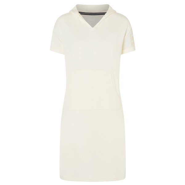 super.natural - Women's Hooded Bio Dress - Kleid Gr S weiß von super.natural