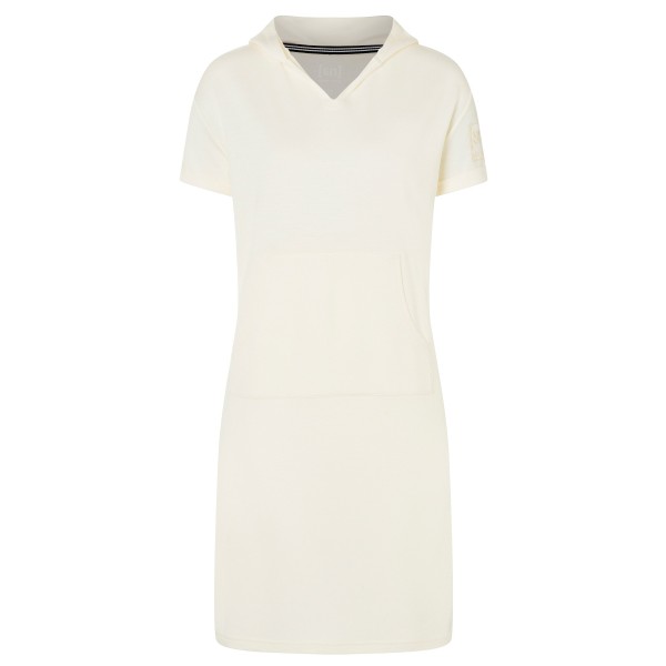 super.natural - Women's Hooded Bio Dress - Kleid Gr 38 - M weiß von super.natural