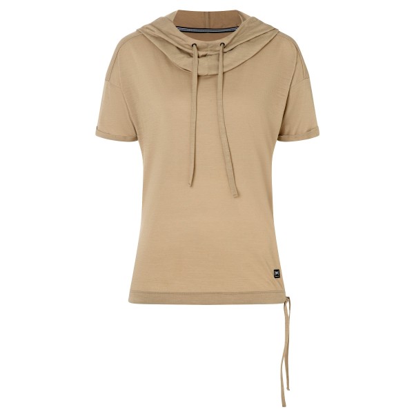super.natural - Women's JustShort Hoodie - Merinoshirt Gr XL beige super.natural - Women's JustShort Hoodie - Merinoshirt Gr XL beige von super.natural