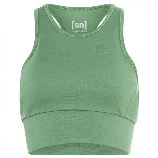 super.natural - Women's Liquid Flow Top - Sport-BH Gr 38 - M grün von super.natural