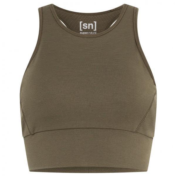 super.natural - Women's Liquid Flow Top - Sport-BH Gr 42 - XL braun von super.natural